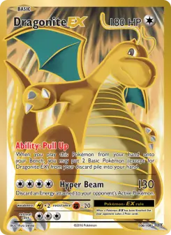 Carta Dragonite EX