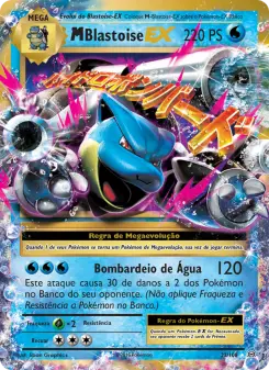 Carta M Blastoise EX