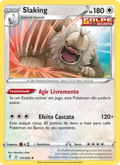 Carta Slaking da coleção Evolving Skies