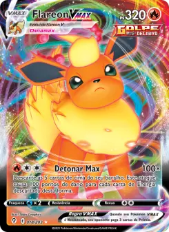 Carta Flareon VMAX