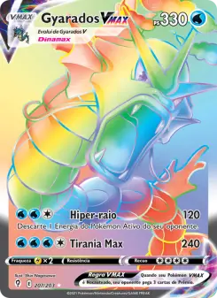 Carta Gyarados VMAX