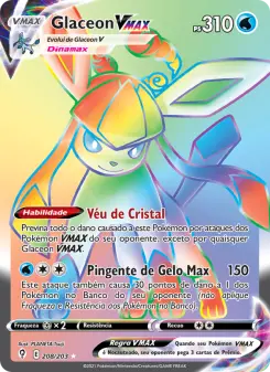 Carta Glaceon VMAX