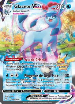 Carta Glaceon VMAX