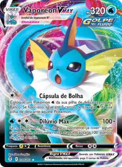 Carta Vaporeon VMAX