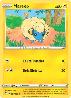 Carta Mareep da coleção Evolving Skies