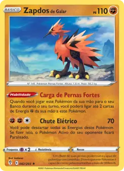 Carta Galarian Zapdos