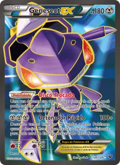 Carta Genesect EX da coleção Fates Collide