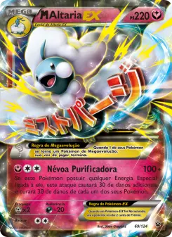Carta M Altaria EX da coleção Fates Collide