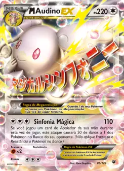 Carta M Audino EX da coleção Fates Collide
