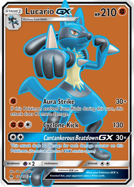 Carta Lucario GX