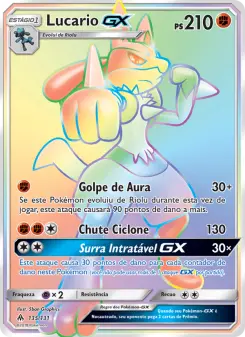 Carta Lucario GX