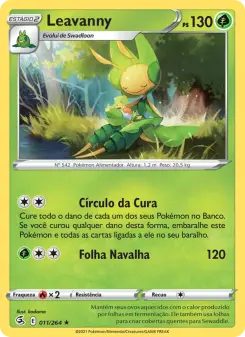 Carta Leavanny da coleção Fusion Strike