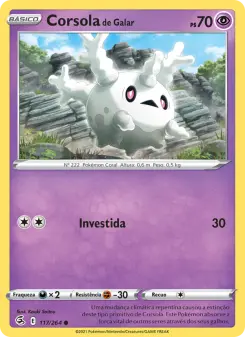 Carta Galarian Corsola