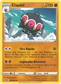 Carta Claydol da coleção Fusion Strike