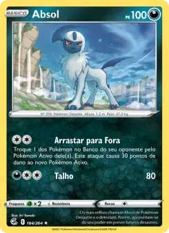 Carta Absol da coleção Fusion Strike