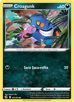 Carta Croagunk da coleção Fusion Strike