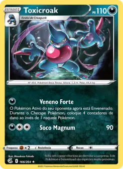 Carta Toxicroak da coleção Fusion Strike