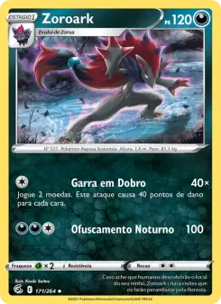 Carta Zoroark da coleção Fusion Strike
