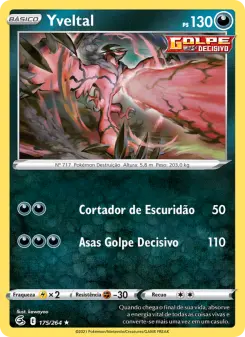 Carta Yveltal da coleção Fusion Strike