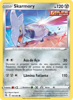 Carta Skarmory da coleção Fusion Strike