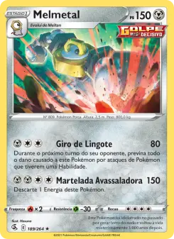 Carta Melmetal da coleção Fusion Strike