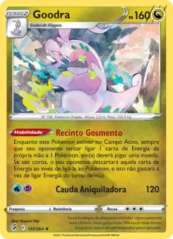 Carta Goodra da coleção Fusion Strike
