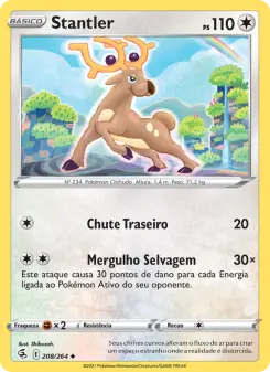 Carta Stantler da coleção Fusion Strike