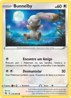 Carta Bunnelby da coleção Fusion Strike