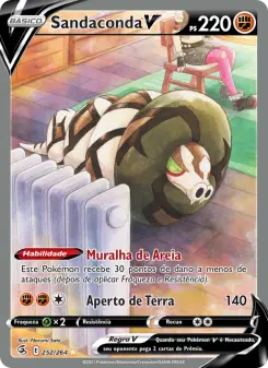 Carta Sandaconda V da coleção Fusion Strike