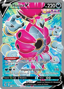 Carta Hoopa V da coleção Fusion Strike