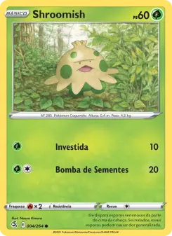 Carta Shroomish da coleção Fusion Strike