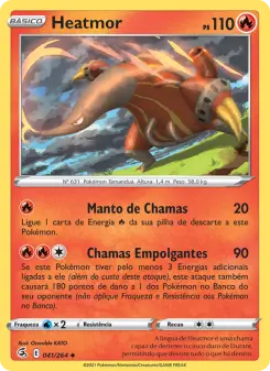 Carta Heatmor da coleção Fusion Strike