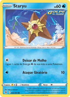 Carta Staryu da coleção Fusion Strike