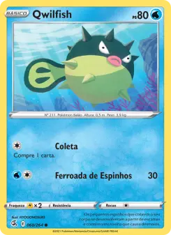 Carta Qwilfish da coleção Fusion Strike