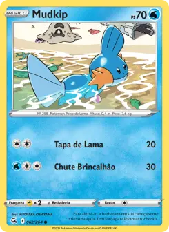 Carta Mudkip da coleção Fusion Strike