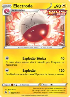 Carta Electrode da coleção Fusion Strike