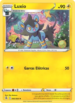 Carta Luxio da coleção Fusion Strike