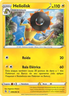 Carta Heliolisk da coleção Fusion Strike