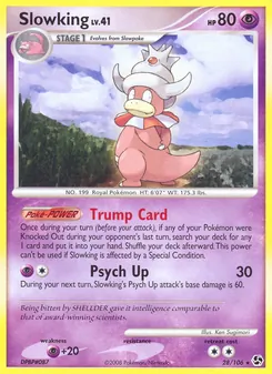 Carta Slowking da coleção Great Encounters