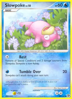 Carta Slowpoke da coleção Great Encounters