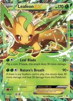 Carta Leafeon EX