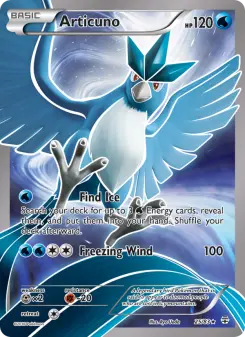 Carta Articuno da coleção Generations