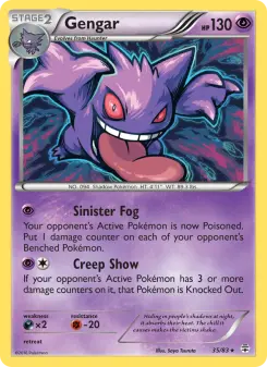 Carta Gengar da coleção Generations
