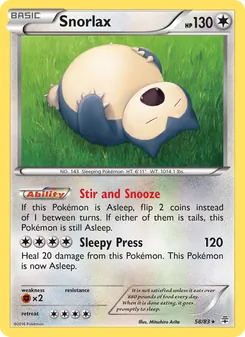 Carta Snorlax
