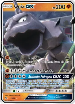 Carta Onix GX da coleção Hidden Fates