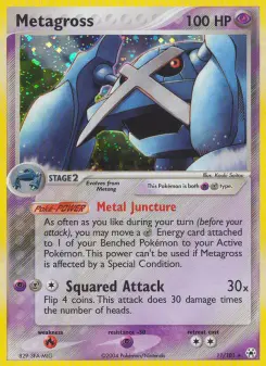 Carta Metagross da coleção Hidden Legends