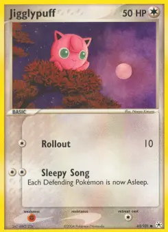 Carta Jigglypuff da coleção Hidden Legends