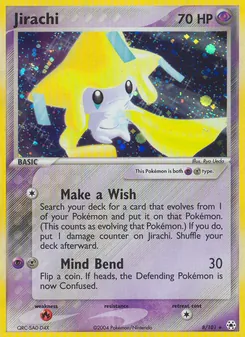 Carta Jirachi da coleção Hidden Legends