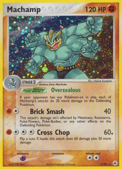 Carta Machamp da coleção Hidden Legends