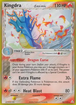 Carta Kingdra δ da coleção Holon Phantoms